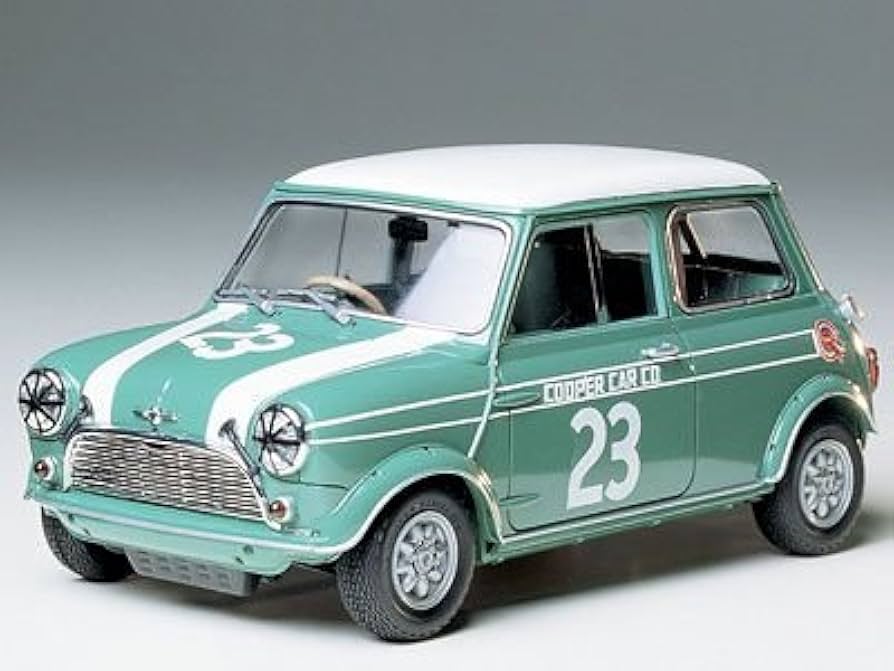 Amazon.com: Morris Mini Cooper Racing Model Car 1/24 Tamiya